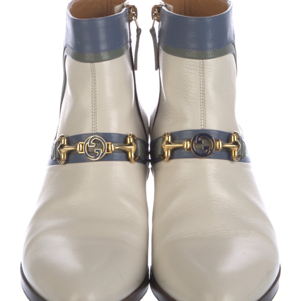 *RARE* Gucci Horsebit Accent Leather Boots - Picture 3 of 9